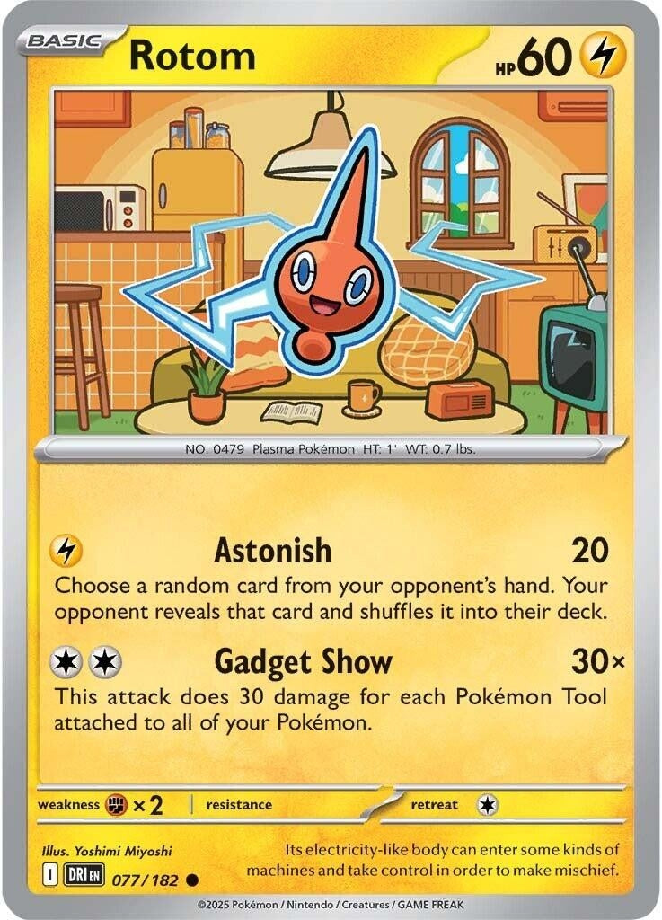 Image for Rotom (077/182) (SV10: Destined Rivals) - Pokemon