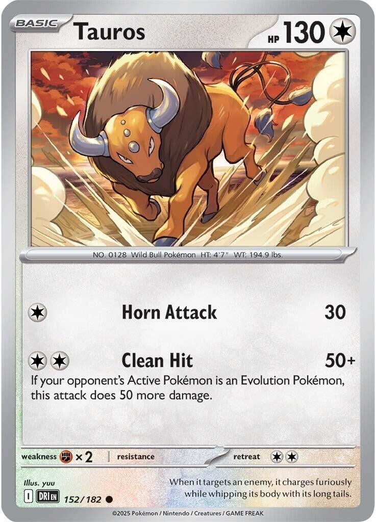 Image for Tauros (152/182) (SV10: Destined Rivals) - Pokemon