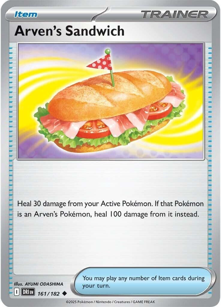 Image for Arven's Sandwich (161/182) (SV10: Destined Rivals) - Pokemon