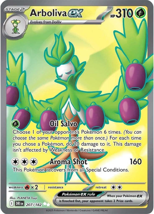 Image for Arboliva ex (207/182) (SV10: Destined Rivals) - Pokemon