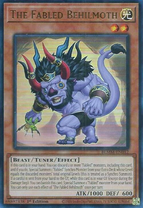 Image for The Fabled Behilmoth (BLMM-EN012) (Battles of Legend: Monster Mayhem) (BLMM) - YuGiOh