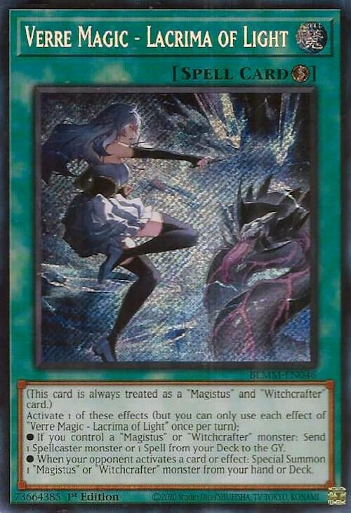 Image for Verre Magic - Lacrima of Light (BLMM-EN046) (Battles of Legend: Monster Mayhem) (BLMM) - YuGiOh