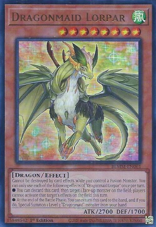 Image for Dragonmaid Lorpar (BLMM-EN061) (Battles of Legend: Monster Mayhem) (BLMM) - YuGiOh