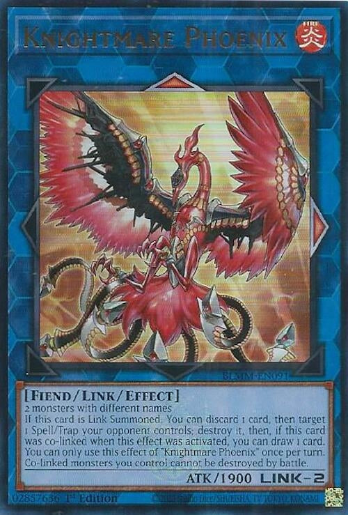 Image for Knightmare Phoenix (BLMM-EN091) (Battles of Legend: Monster Mayhem) (BLMM) - YuGiOh