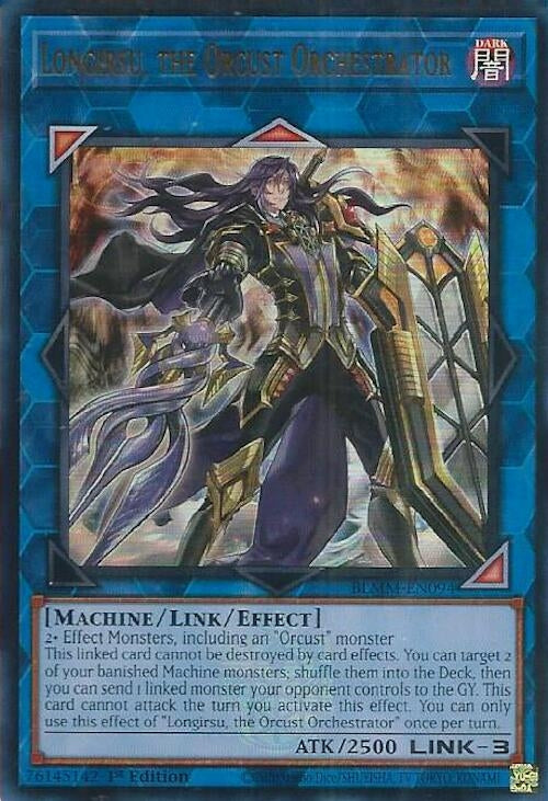 Image for Longirsu, the Orcust Orchestrator (BLMM-EN094) (Battles of Legend: Monster Mayhem) (BLMM) - YuGiOh