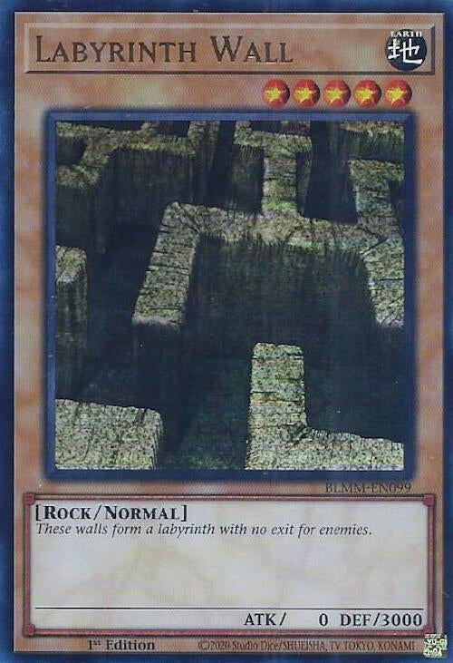 Image for Labyrinth Wall (BLMM-EN099) (Battles of Legend: Monster Mayhem) (BLMM) - YuGiOh