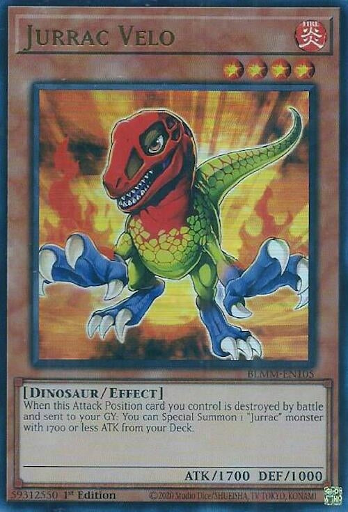 Image for Jurrac Velo (BLMM-EN105) (Battles of Legend: Monster Mayhem) (BLMM) - YuGiOh