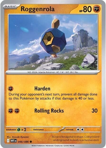 Roggenrola (046/086) (SV: White Flare)