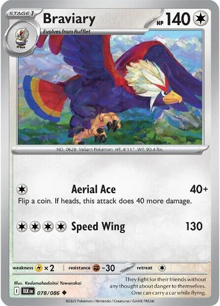 Braviary (078/086) (SV: Black Bolt)