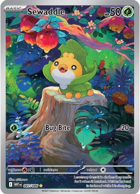Sewaddle (087/086) (SV: White Flare)