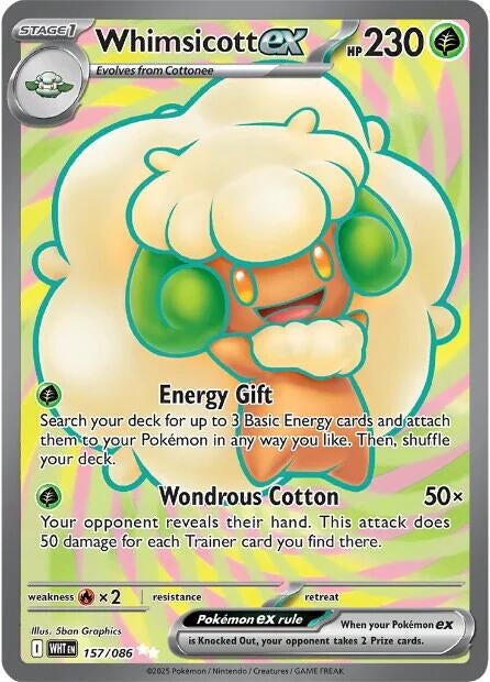 Whimsicott ex (157/086) (SV: White Flare)