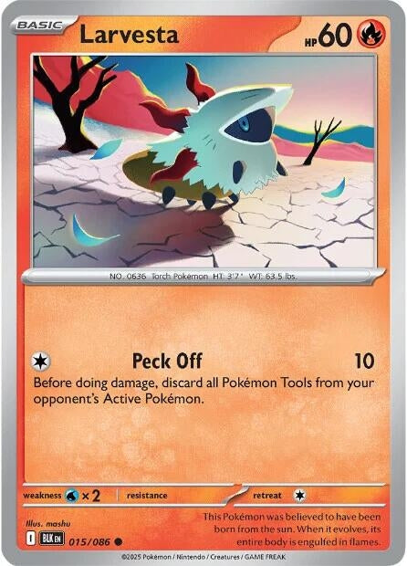 Larvesta (015/086) (SV: Black Bolt)