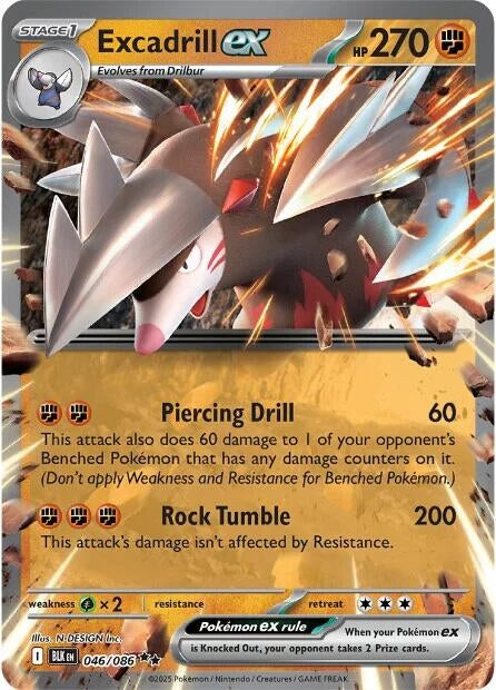 Image for Excadrill ex (046/086) (SV: Black Bolt) - Pokemon