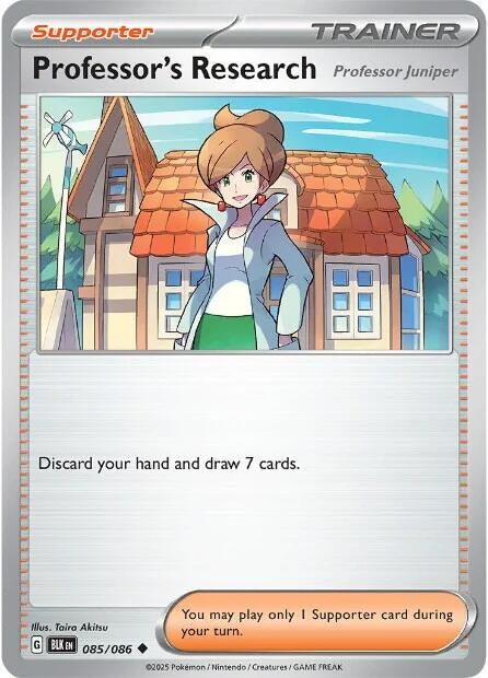 Image for Professor's Research (084/086) (SV: Black Bolt) - Pokemon