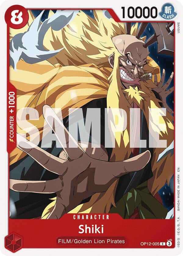Image for Shiki (OP12-005) (Legacy of the Master) - One Piece Card Game