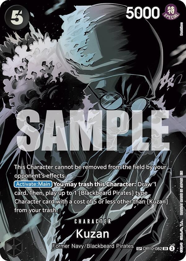 Image for Kuzan (SP) (OP10-082) (Legacy of the Master) - One Piece Card Game