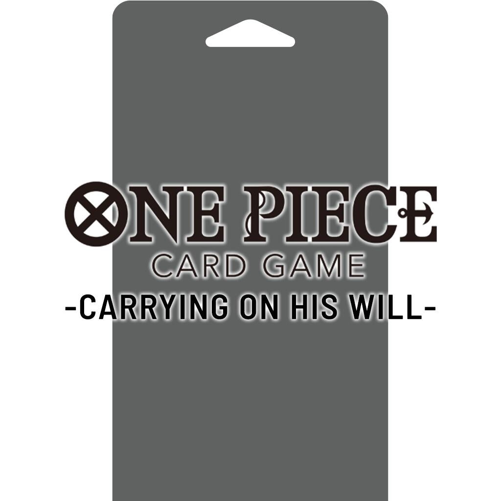 Image for Carrying On His Will Sleeved Booster Pack - One Piece Card Game