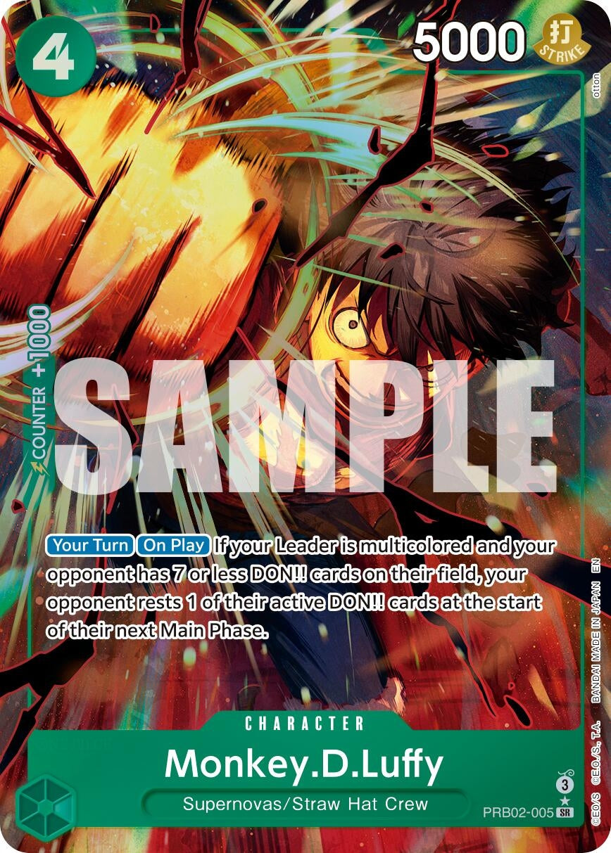 Monkey.D.Luffy - PRB02-005 (Alternate Art) (PRB02-005) (Premium Booster -The Best- Vol. 2)