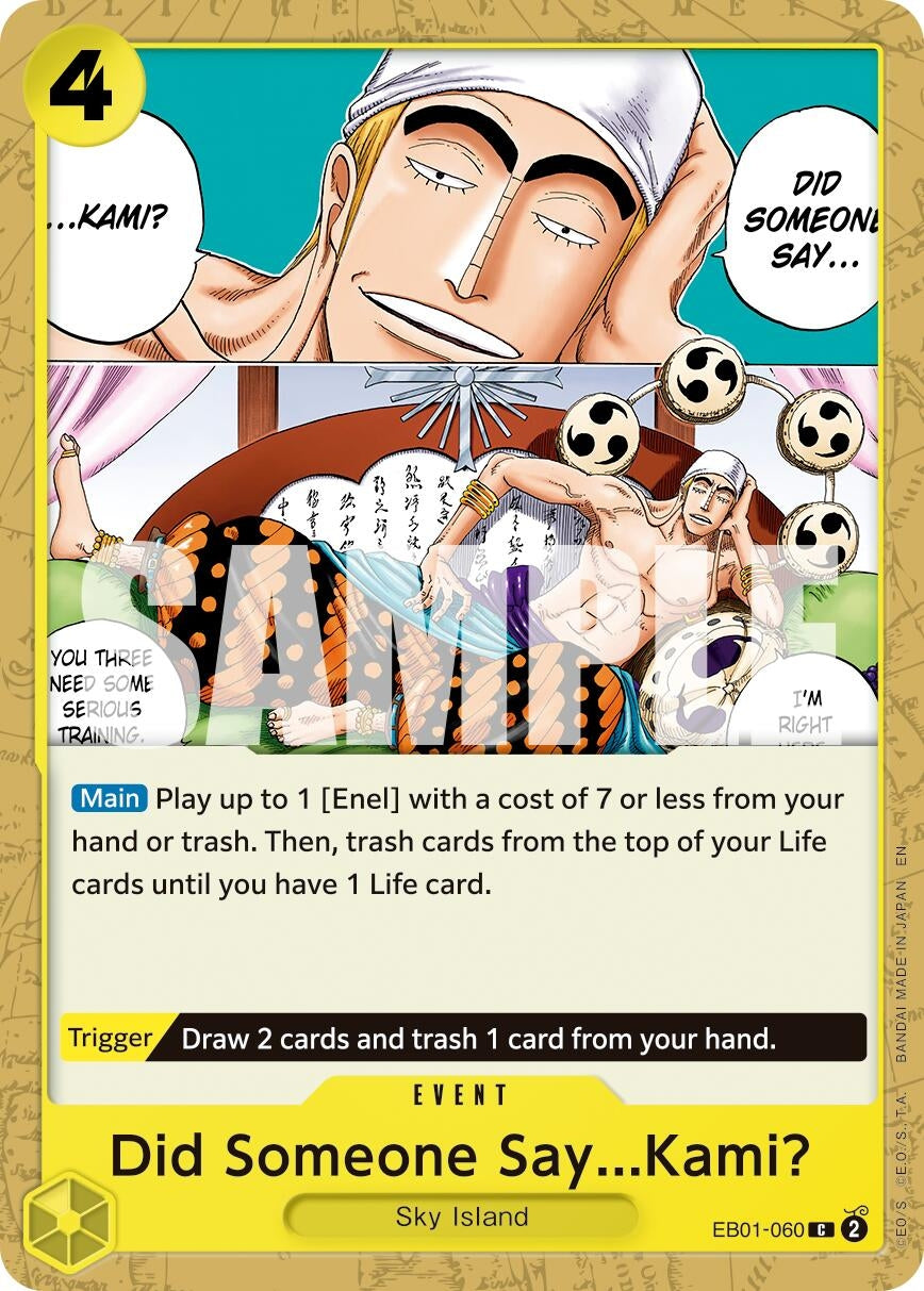 Did Someone Say...Kami? (Reprint) (EB01-060) (Premium Booster -The Best- Vol. 2)