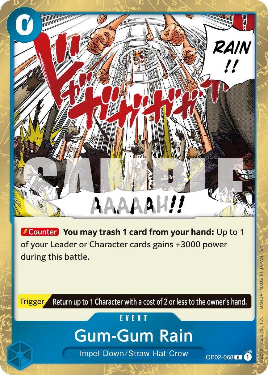 Gum-Gum Rain (Reprint) (OP02-068) (Premium Booster -The Best- Vol. 2)