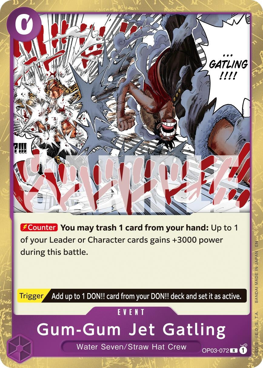 Gum-Gum Jet Gatling (Reprint) (OP03-072) (Premium Booster -The Best- Vol. 2)