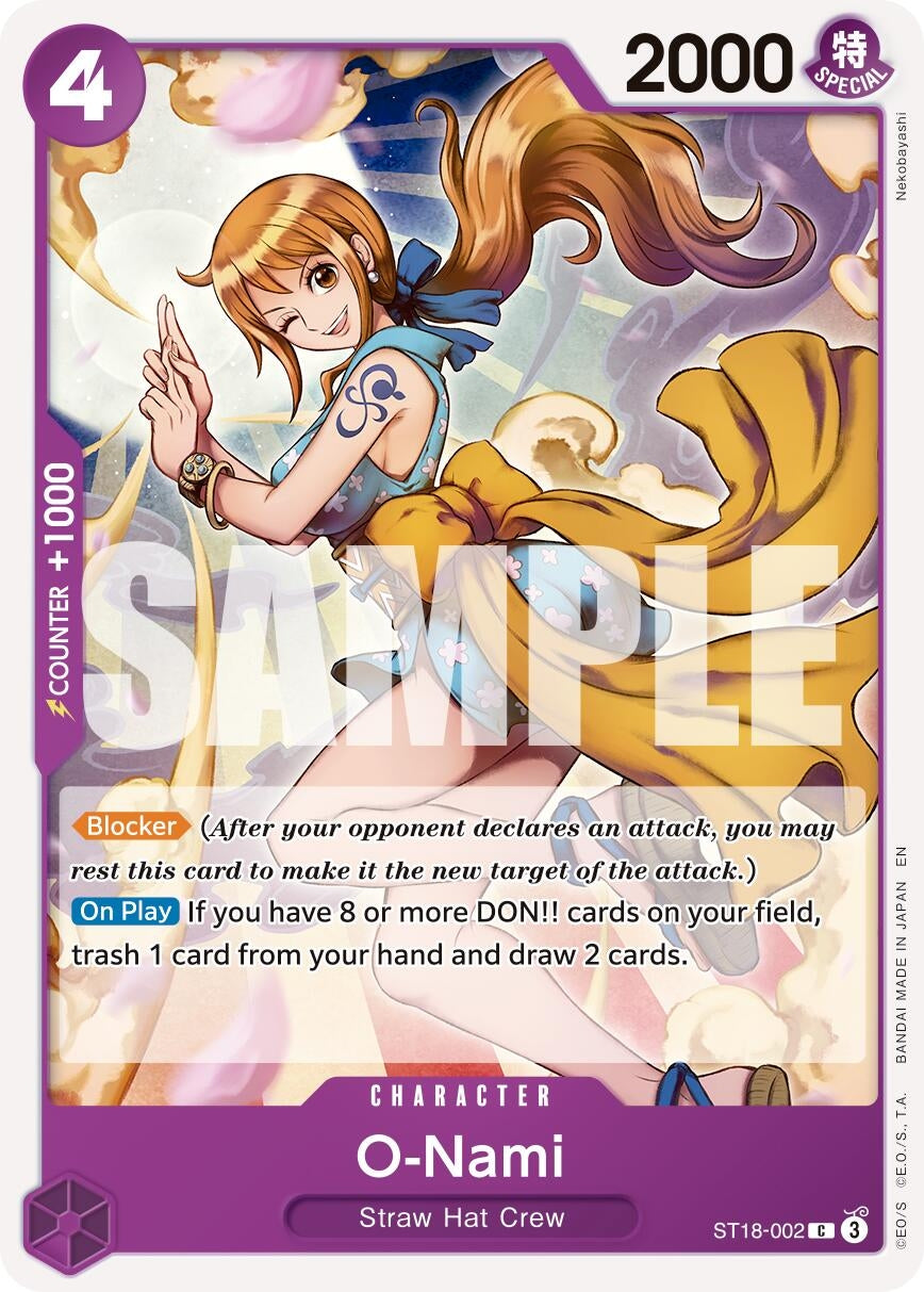 O-Nami (Reprint) (ST18-002) (Premium Booster -The Best- Vol. 2)