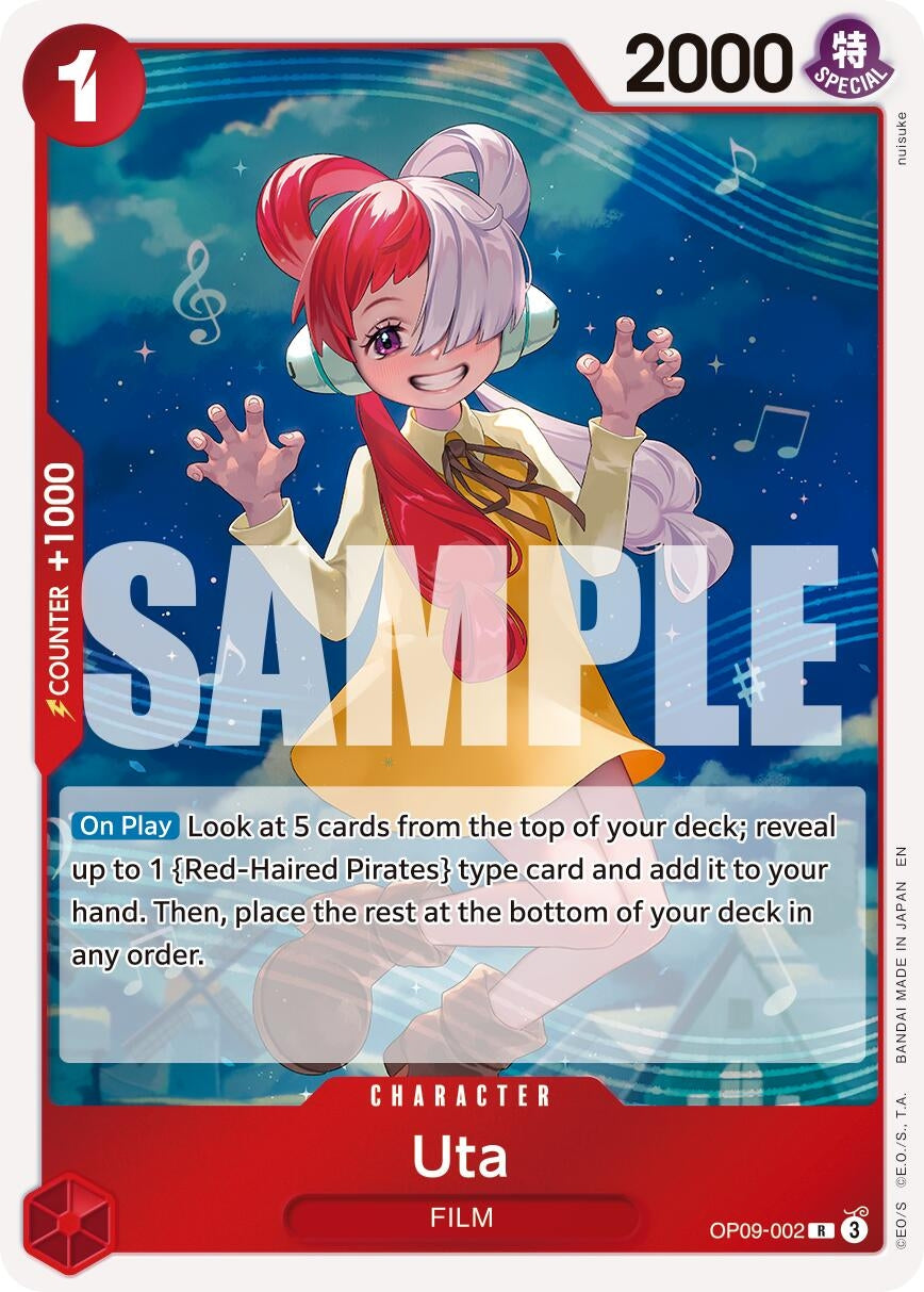 Uta (Reprint) (OP09-002) (Premium Booster -The Best- Vol. 2)
