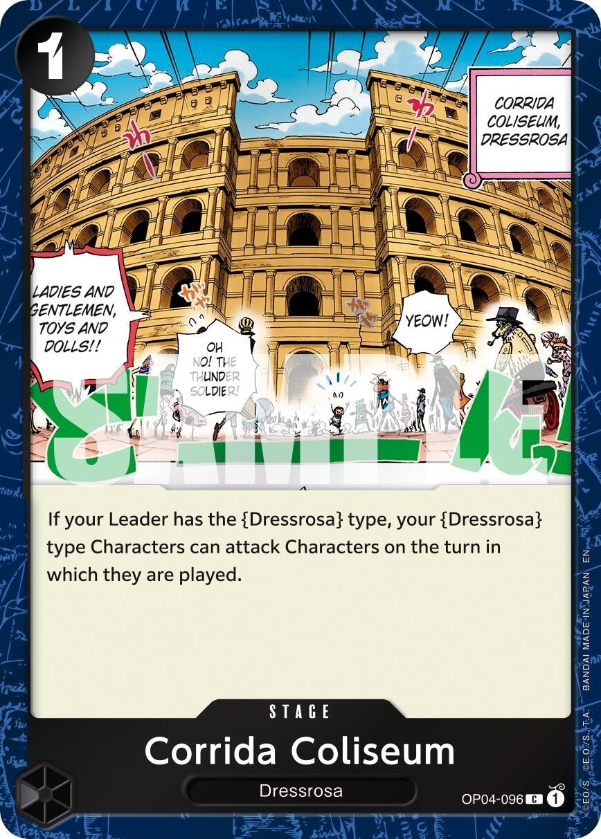 Corrida Coliseum (Pirate Foil) (OP04-096) (Premium Booster -The Best- Vol. 2)