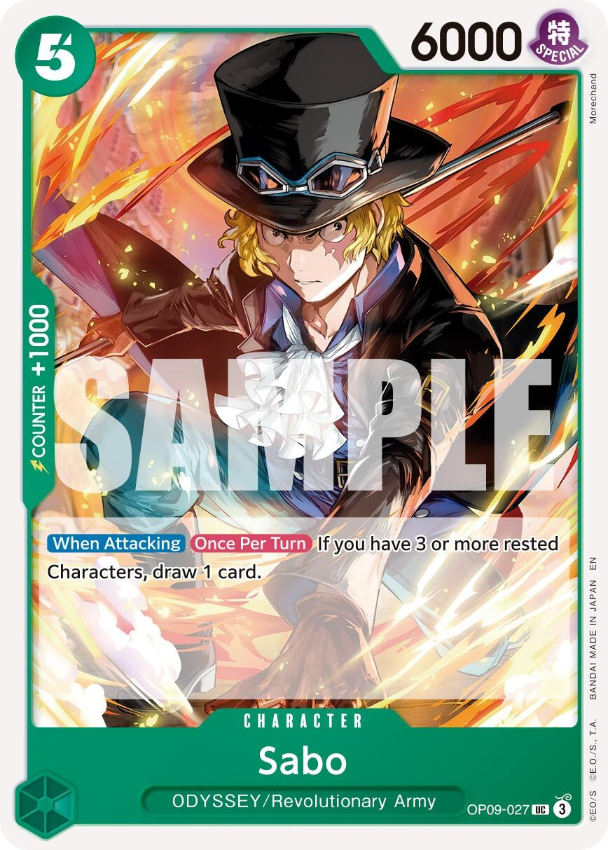 Sabo - OP09-027 (Reprint) (OP09-027) (Premium Booster -The Best- Vol. 2)