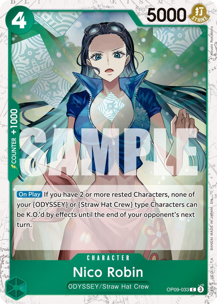 Nico Robin - OP09-033 (Pirate Foil) (OP09-033) (Premium Booster -The Best- Vol. 2)