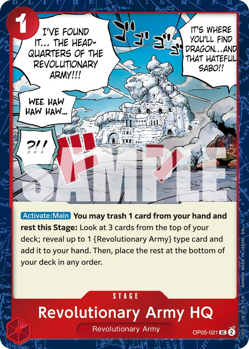 Revolutionary Army HQ (Pirate Foil) (OP05-021) (Premium Booster -The Best- Vol. 2)