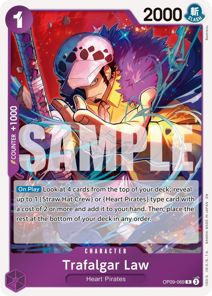 Trafalgar Law - OP09-069 (Reprint) (OP09-069) (Premium Booster -The Best- Vol. 2)