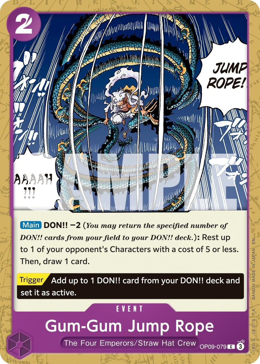 Gum-Gum Jump Rope (Reprint) (OP09-079) (Premium Booster -The Best- Vol. 2)