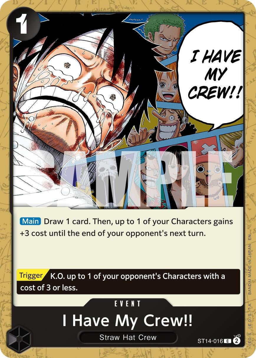 I Have My Crew!! (Reprint) (ST14-016) (Premium Booster -The Best- Vol. 2)