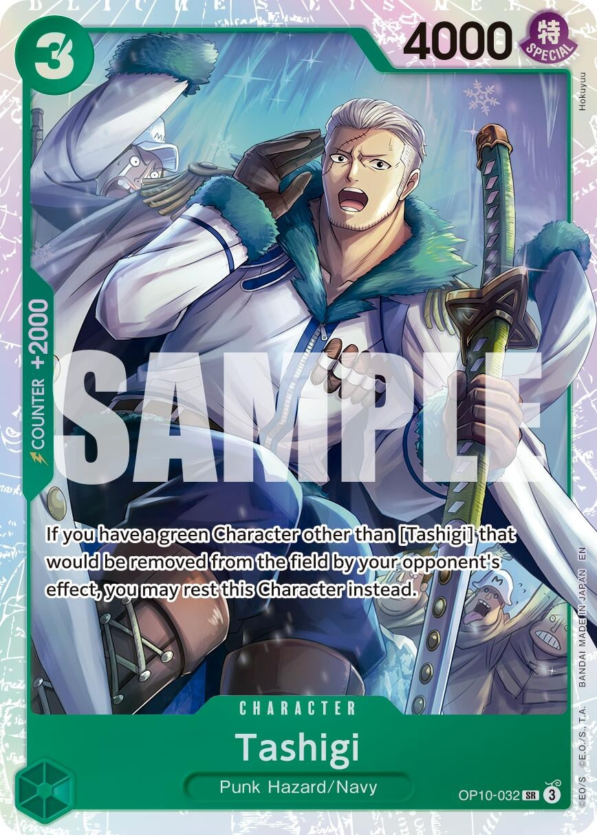 Tashigi (Reprint) (OP10-032) (Premium Booster -The Best- Vol. 2)