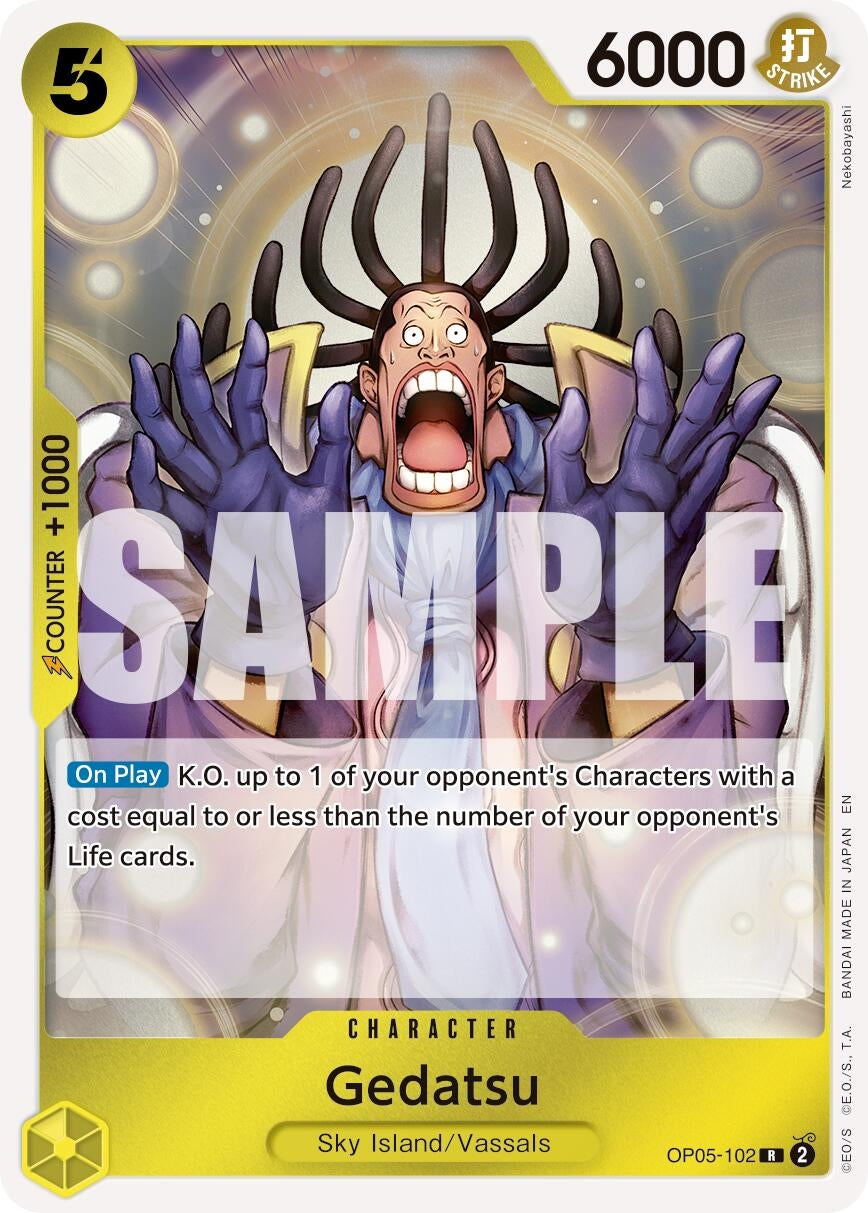 Gedatsu (Reprint) (OP05-102) (Premium Booster -The Best- Vol. 2)