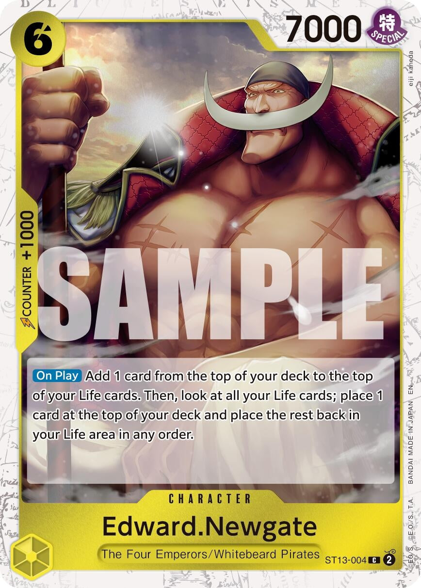 Edward.Newgate - ST13-004 (Pirate Foil) (ST13-004) (Premium Booster -The Best- Vol. 2)