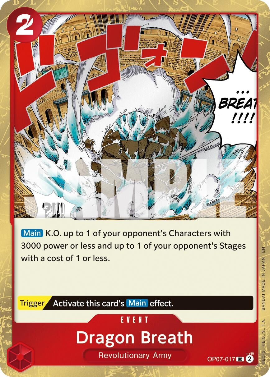 Dragon Breath (Pirate Foil) (OP07-017) (Premium Booster -The Best- Vol. 2)