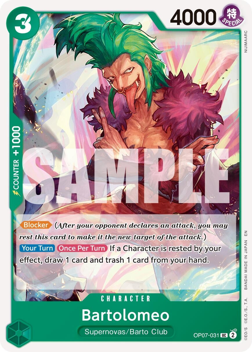 Bartolomeo (Reprint) (OP07-031) (Premium Booster -The Best- Vol. 2)