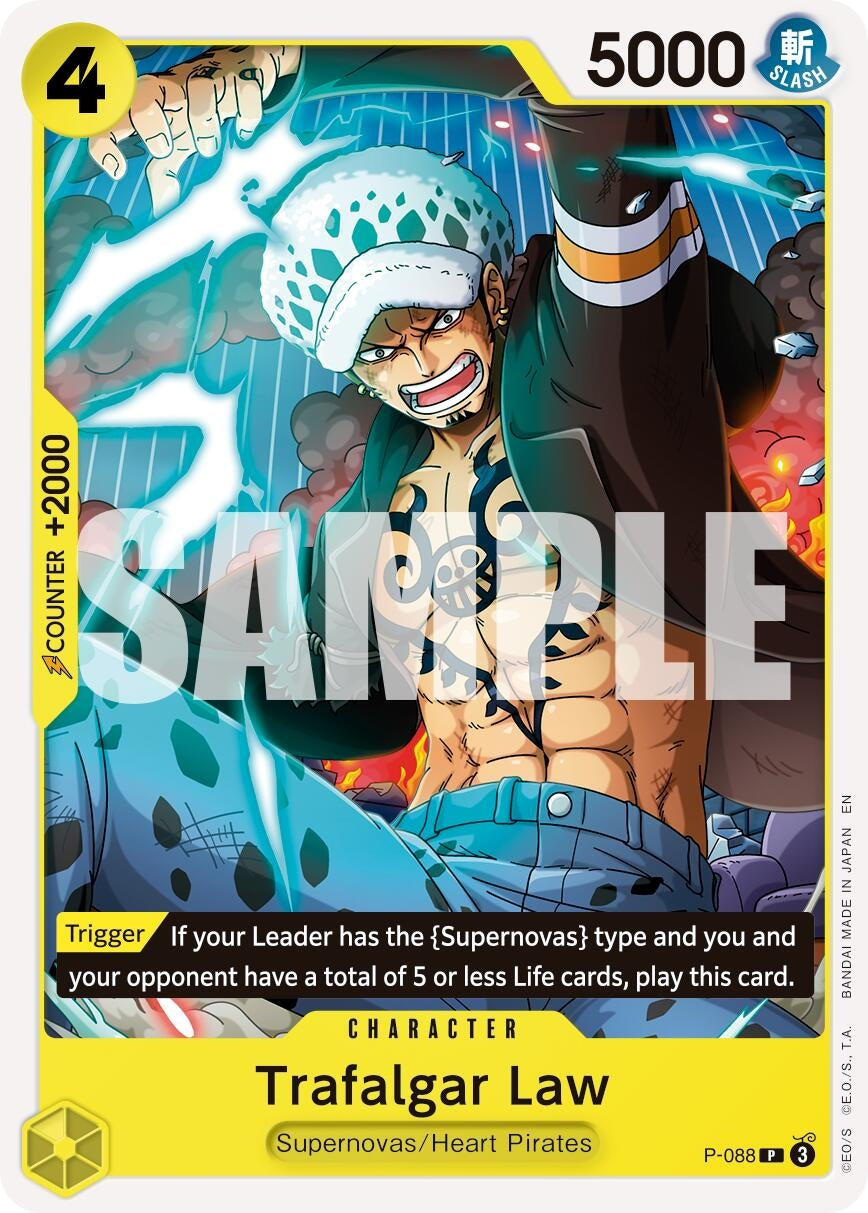 Trafalgar Law - P-088 (Reprint) (P-088) (Premium Booster -The Best- Vol. 2)