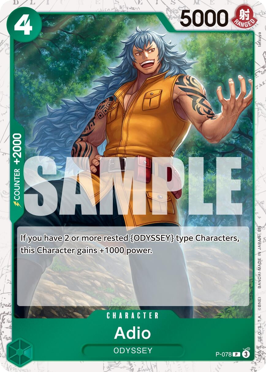 Adio (Pirate Foil) (P-078) (Premium Booster -The Best- Vol. 2)