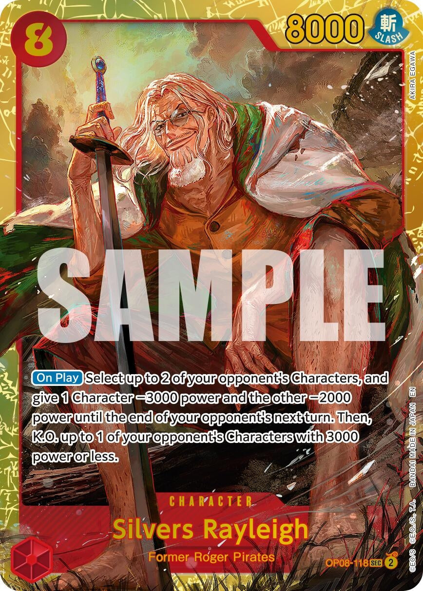 Silvers Rayleigh - OP08-118 (Reprint) (OP08-118) (Premium Booster -The Best- Vol. 2)