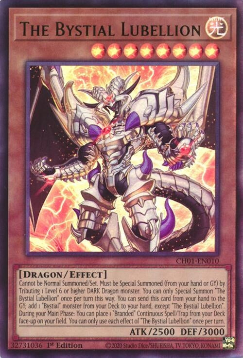 Image for The Bystial Lubellion (CH01-EN010) (THE CHRONICLES DECK: The Fallen & The Virtuous (All-Foil Edition)) - YuGiOh