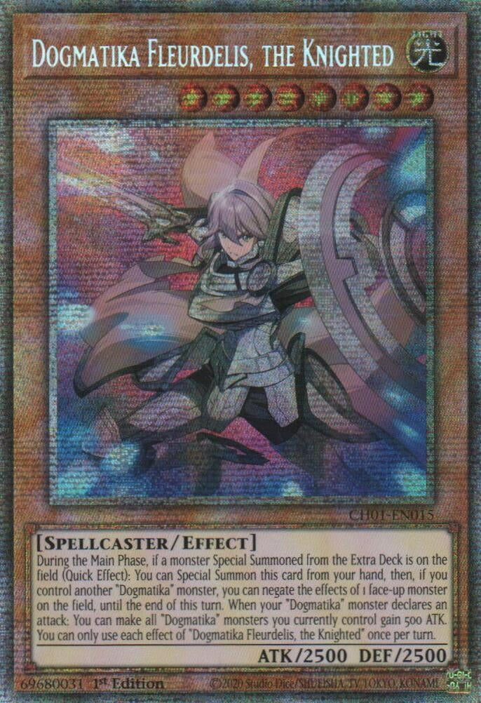 Image for Dogmatika Fleurdelis, the Knighted (Starlight Rare) (CH01-EN015) (THE CHRONICLES DECK: The Fallen & The Virtuous (All-Foil Edition)) - YuGiOh