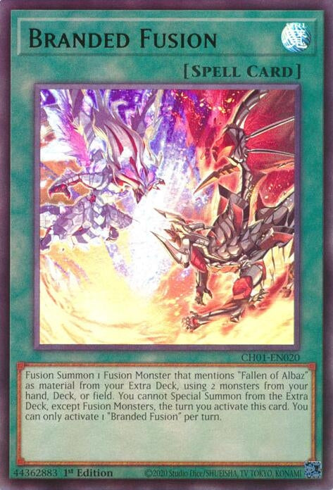 Image for Branded Fusion (CH01-EN020) (THE CHRONICLES DECK: The Fallen & The Virtuous (All-Foil Edition)) - YuGiOh