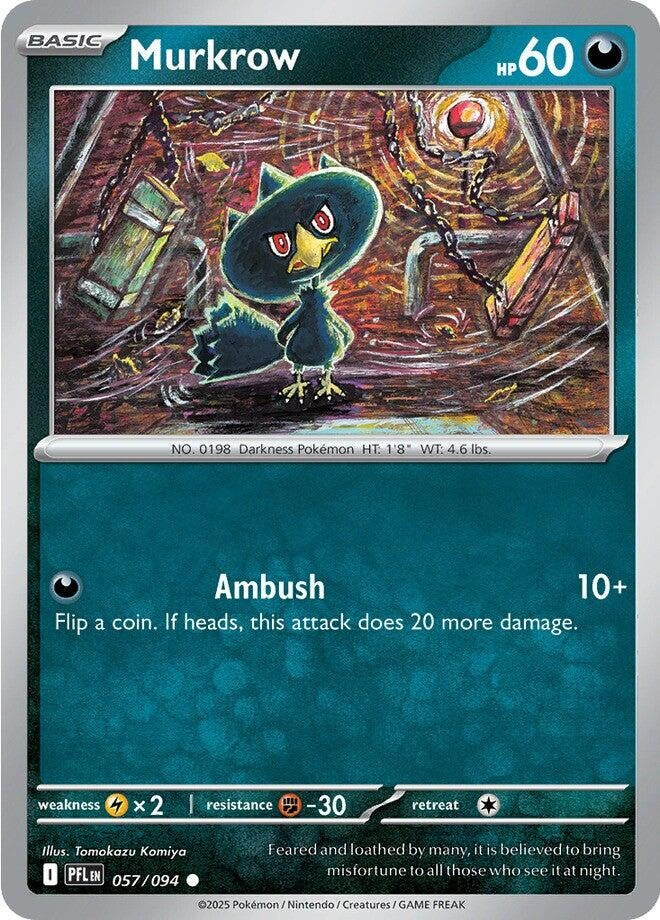 Murkrow (057/094) (ME02: Phantasmal Flames)