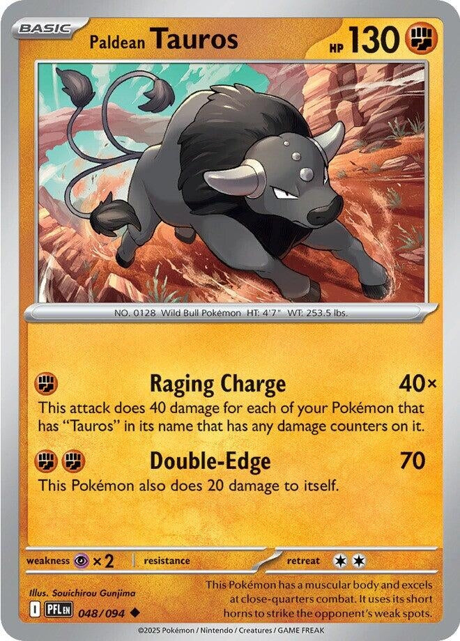 Paldean Tauros (048/094) (ME02: Phantasmal Flames)