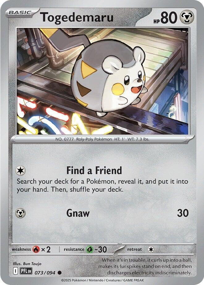 Togedemaru (073/094) (ME02: Phantasmal Flames)