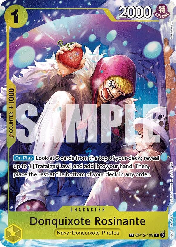 Image for Donquixote Rosinante - OP12-108 (Reprint) (OP12-108) (The Azure Sea's Seven) - One Piece Card Game