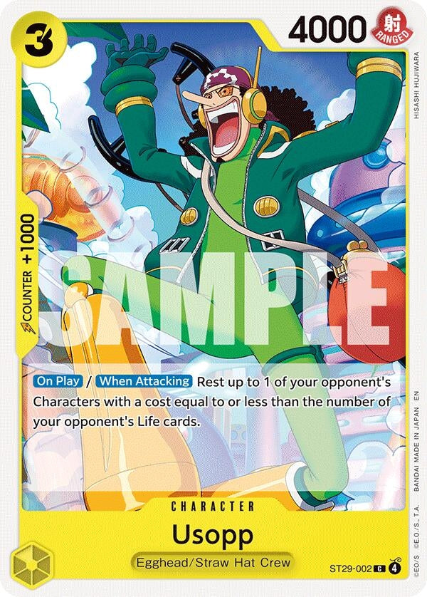 Image for Usopp (ST29-002) (Starter Deck 29: Egghead) - One Piece Card Game
